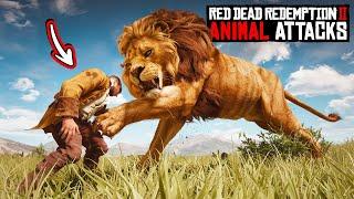 TOP 300 Most BRUTAL Animal ATTACKS in RDR2
