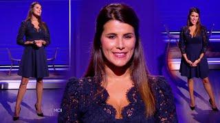 KARINE FERRI SUBLIME DANS CETTE ROBE BLEUE POUR L'ÉMISSION REGARDE MOI