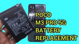 POCO M3 PRO 5G BATTERY REPLACEMENT | how to change poco M3 pro 5g battery #new #repair #poco