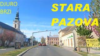 Stara Pazova - a drive through the city, Srem, Serbia 2K, April 2022