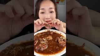 LIXIANG VLOG ASMR MUKBANG Hot Sauce Crab Crab Nuggets.핫소스 크랩 크랩 너겟