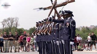 US Air Force Honor Guard AWESOME Performance