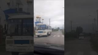 Два ПАЗа-32054 по маршрутам №2 ПМС-Комбинат Марс и №5 Северные-Площадь #transport
