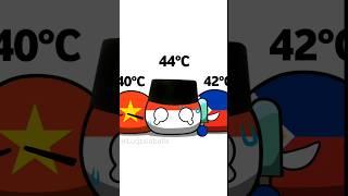 TEMPERATURE ️ || CB ||#countryballs #japan #countryballsanimation #fyp #shorts