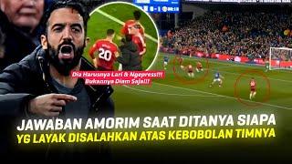 Tanpa Basa-Basi Langsung Nyalahin Pemainnya!!! Jawaban Ruben Amorim Saat Ditanya Siapa Yg Salah