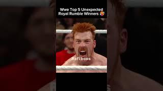 Wwe top 5 Unexpected Royal rumble winners  #wwe #wweshorts