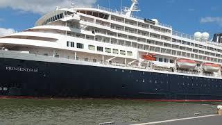 Afscheid Prinsendam in Amsterdam. Last goodbye in Amsterdam