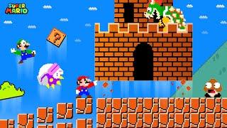 When everything Mario touches FLOATS in Super Mario Bros!...