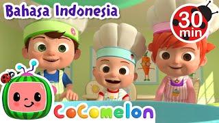 Buat Kue Tepung | CoComelon Bahasa Indonesia - Lagu Anak Anak | Nursery Rhymes