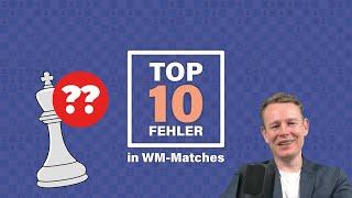 Die 10 größten Fehler der Schach-Weltmeisterschafts-Geschichte