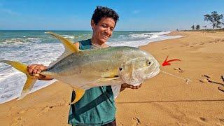 IMPRESSIONANTE O TAMANHO DESSE PEIXE (Voltei na Aldeia onde Mora os GIGANTES) Pescaria e Acampamento