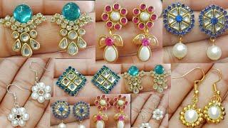 Beautiful Handmade Earrings making Video//Trending Earrings #diy #handmadeearrings #earrings