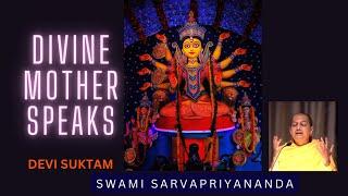 Divine Mother is Transcendent and Immanent | Swami Sarvapriyananda