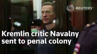 Kremlin critic Navalny sent to penal colony