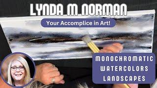 Creating a Monochromatic Landscape with Watercolors: Easy Technique for Stunning Results