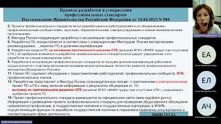 Вебинар ВНИИ труда «Разработка профессиональных стандартов» - 24.08.2023
