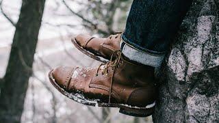 Modifying the OAK STREET Cap-Toe Trench Boot NATURAL CHROMEXCEL ️️️️