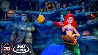 [360] Little Mermaid Undersea Dark Ride - Disneyland Resort 2021