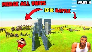 MERGE ALL UNITS in Animal Revolt Battle Simulator with SHINCHAN and CHOP Part 4