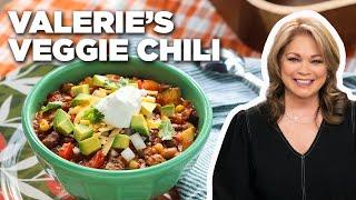 Valerie Bertinelli's Veggie Chili with All the Fixings | Valerie's Home Cooking | Food Network
