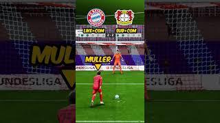 Bayern Munich vs Bayer Leverkusen l Penalty Challange l BundesLiga #footballshorts #cute