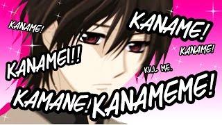 VAMPIRE KNIGHT but only the words "Kaname" and "Kuran"