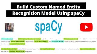 Learn How to Build a Custom Named Entity Recognition (NER) model using spacy. #nlp #ner #spacy