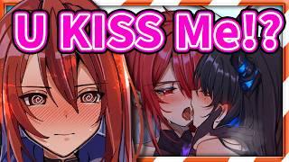 Nerissa Caught Liz Off Guard with Her Kiss, Leaving Liz SPEECHLESS 【HololiveEN】