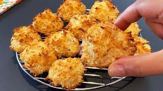 2-Ingredient Condensed Milk Coconut Macaroons