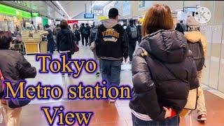 Tokyo train station inside view/ Indian in Japan