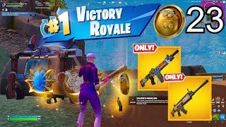 I WON Using Mythic Weapons ONLY! " Build " Gameplay ( Fortnite Chapter 5 Season 1)
