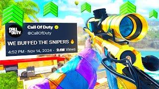 They FIXED SNIPERS in Black Ops 6.. Are they GOOD NOW?!