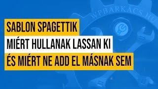 Sablon spagettik - Miért hullanak ki lassan és miért ne add el másnak sem!