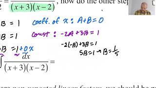 Integration with Partial Fractions (pg 1, pt 1)