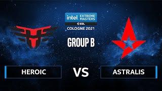 CS:GO - Astralis vs. Heroic [Overpass] Map 2 - IEM Cologne 2021 - Group B