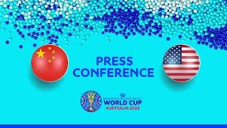 China v USA - Press Conference | FIBA Women's Basketball World Cup 2022