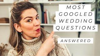 Answering The Most Googled Wedding Questions