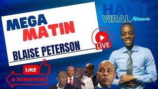  Mega Matin Live 12 Aout 2024 Sou Radio Mega avec Blaise Peterson