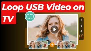 How to Loop USB Video on TV | Pen drive Video on Loop in TV