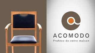 Acomodo - La chaise sixty avec accoudoirs