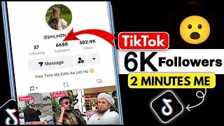 Get Free 10k Likes ️ Followers In 5 Minutes|| Free Tiktok Followers Hack 2024 || Followers Hack