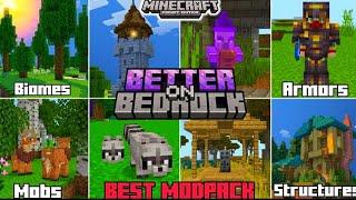 ️BETTER ON BEDROCK for MINECRAFT PE | BEDROCK +1.21 #addons