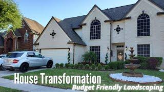 New! HOUSE TRANSFORMATION|Before & After Pics Full House Tour|Frontyard Landscaping Ideas|Vlogging