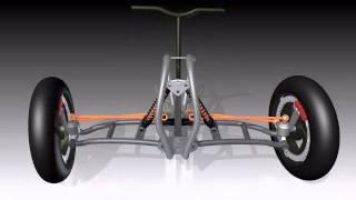 CAN AM tilting steering 3D CAD