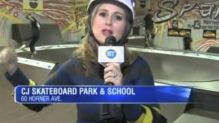 BT (Breakfast Television) visits The C.J. Skateboard Park & School  in Toronto Canada!