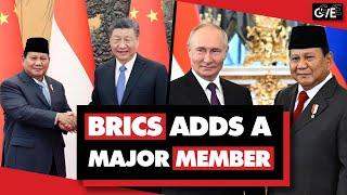 BRICS grows, adding Indonesia as member: world's 4th most populous country, 7th biggest economy