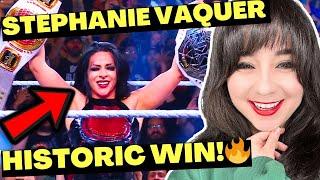 STEPHANIE VAQUER MAKES HISTORY AT NXT ROADBLOCK!