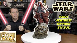 ASAJJ VENTRESS Mythos STATUE REVIEW from CLONE WARS by SIDESHOW COLLECTIBLES