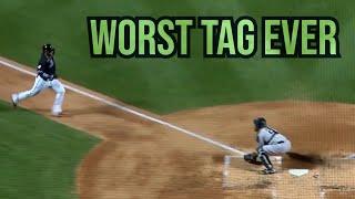 The worst tag attempt you'll see, a  breakdown