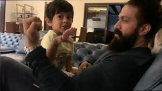 Yash playing with Son Yatharv | Rocking Star Yash Son